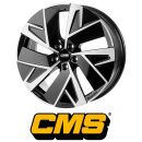 CMS C32-AERO 8x19 5/120 ET58 Diamond Black Gloss