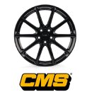 CMS C39 7x18 5/112 ET43 Complete Black Gloss