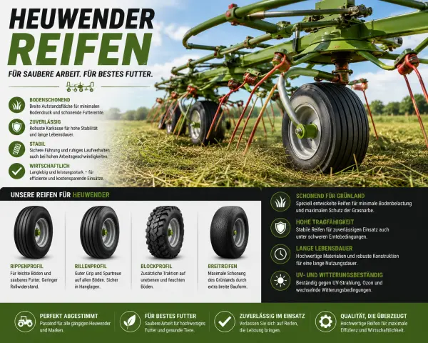 Heuwender Reifen 4.00-4 kaufen bei FT Reifen